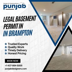 Get Legal Basement Permit in Brampton | Punjab Designers