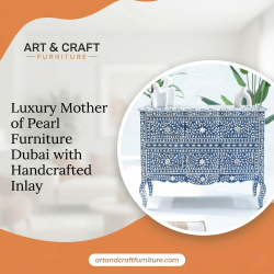 Luxury Mother of Pearl Furniture Dubai with Handcrafted Inlay
