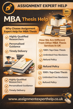 Trusted MBA Thesis Help for Distinction Level Assignments