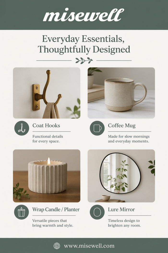 Minimalist Everyday Essentials by Mise Well