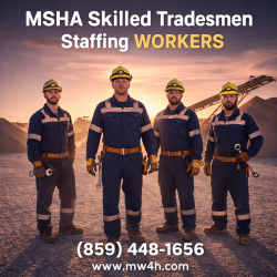 MSHA Skilled Tradesmen Staffing workers – Millwrights4Hire