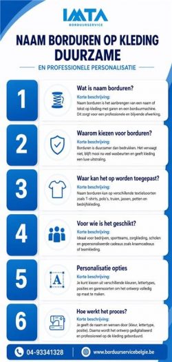 Naam Borduren op Kleding Duurzame en Professionele Personalisatie