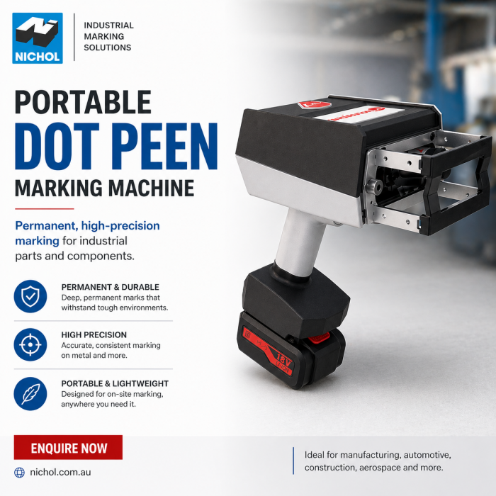Portable Dot Peen Marking Machine – Built for Precision