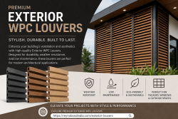 Premium Exterior WPC Louvers Stylish & Durable Louvers
