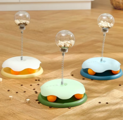 PP Plastic Interactive Tumbler Leakage Cat Toys