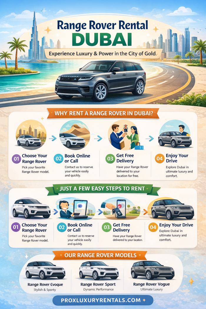 Range Rover Rental Dubai | Luxury SUV Hire, Daily & Monthly Deals