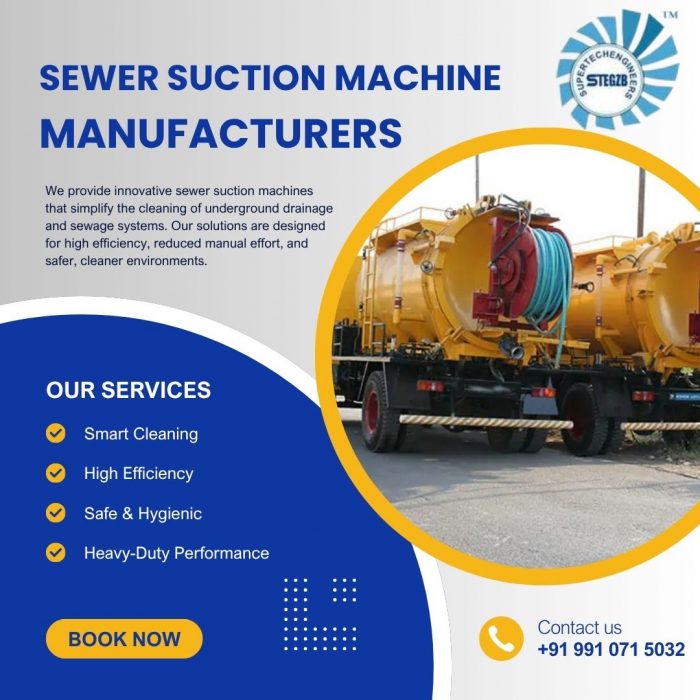 Reliable Sewer Cleaning Machine Manufacturers in Haryana