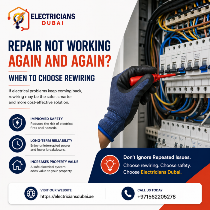 Repair Not Working Again and Again? When to Choose Rewiring