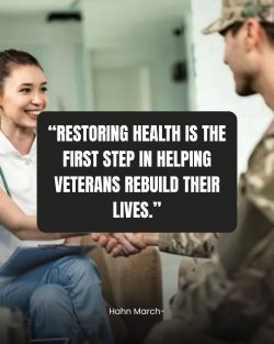 Hahn March on Restoring Health to Help Veterans Rebuild Their Lives