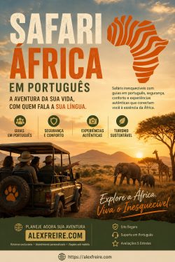 Safari África em Português – Experiência Autêntica e Exclusiva