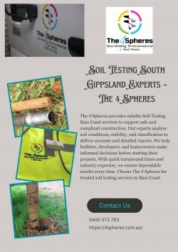 Soil Report Cranbourne Professional Services – The 4 Spheres