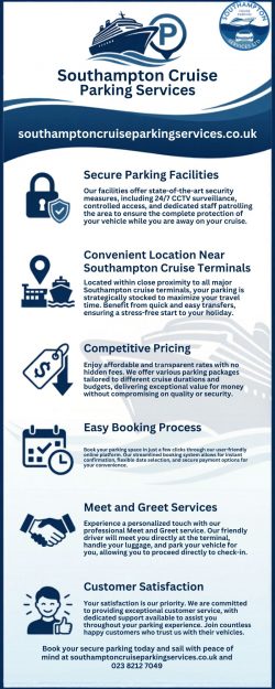 Trusted Southampton Cruise Parking for Safe Travel