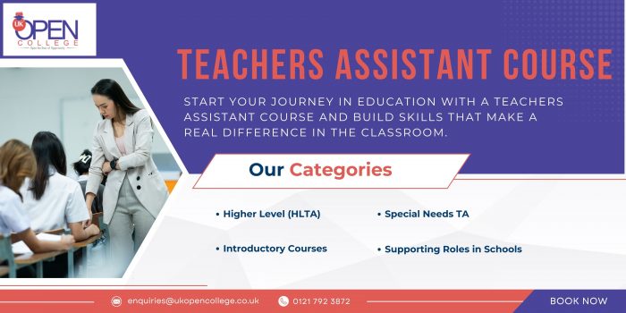 Teachers Assistant Course
