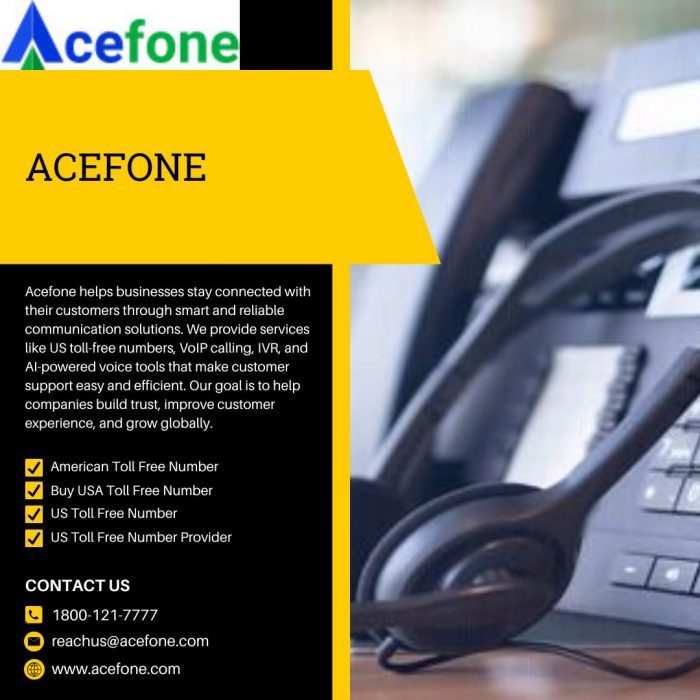 Trusted US Toll Free Number Provider | Acefone