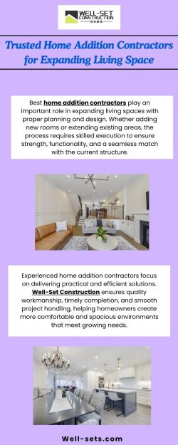 Trusted Home Addition Contractors for Expanding Living Space