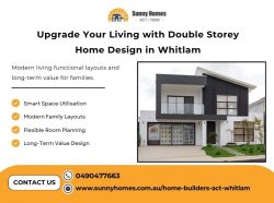 Upgrade Your Living with Double Storey Home Design in Whitlam
