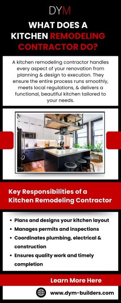 What Does a Kitchen Remodeling Contractor Do?