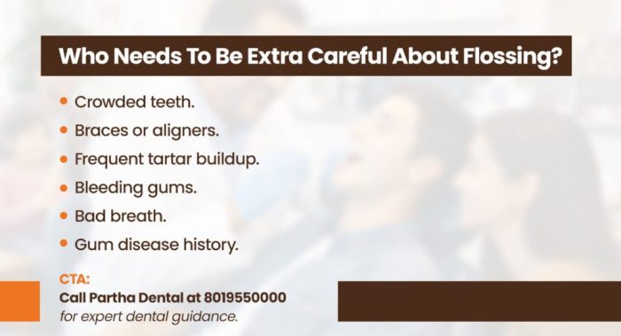 Who Needs to Be Extra Careful About Flossing?