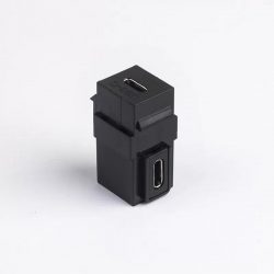 90 degree USB-C Keystone jacket