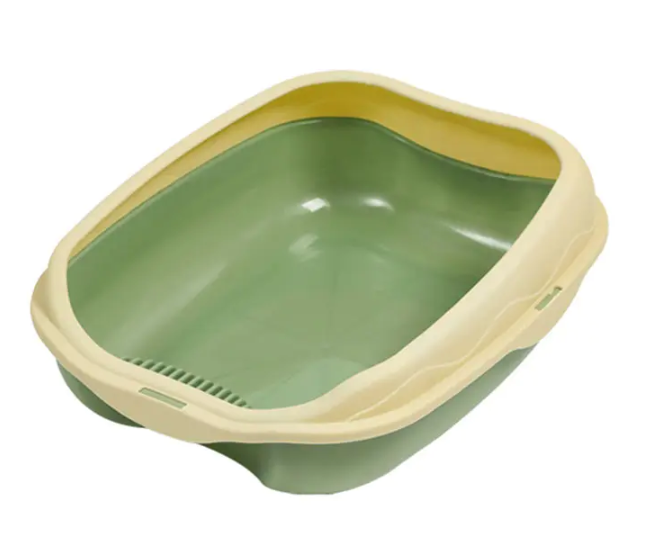 Durable Semi-Closed Cat Litter Boxes for Home Use