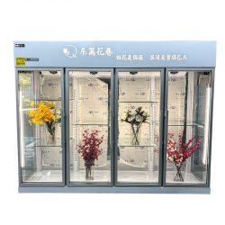 Multi Door Vertical Flower Display Cooler