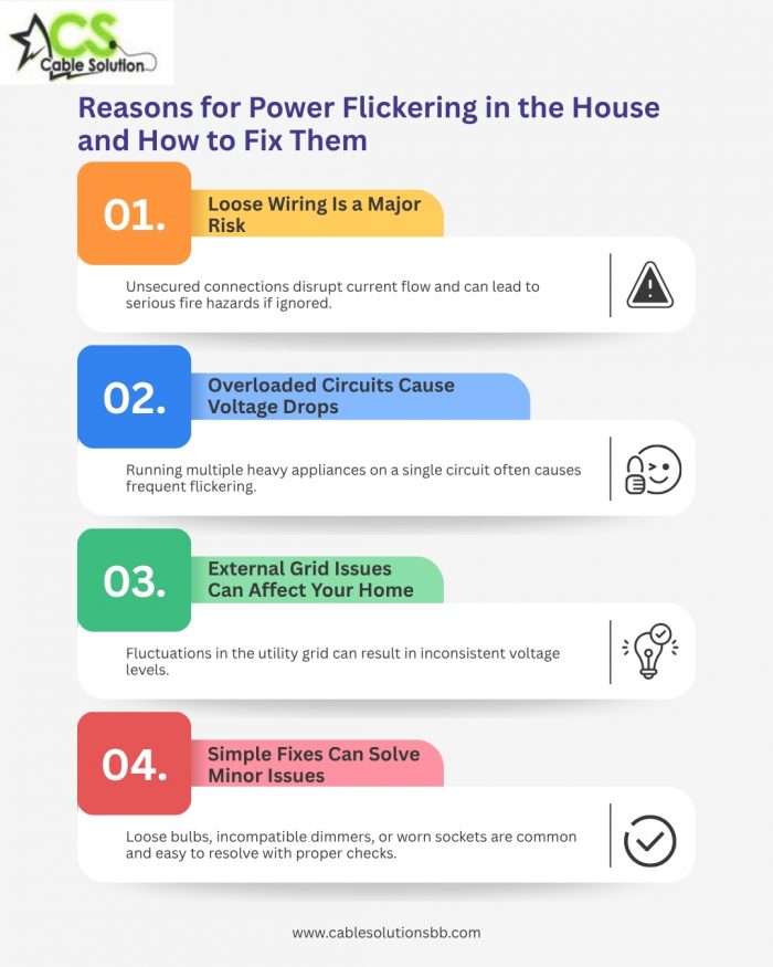Top Reasons for Power Flickering in Your Home and How to Fix Them