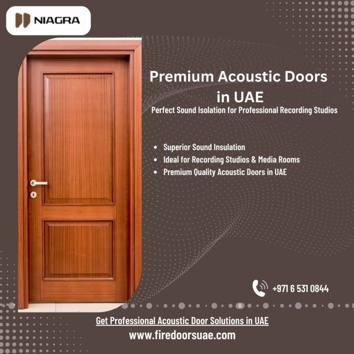 Acoustic Doors in UAE | High-Performance Soundproof Door Solutions