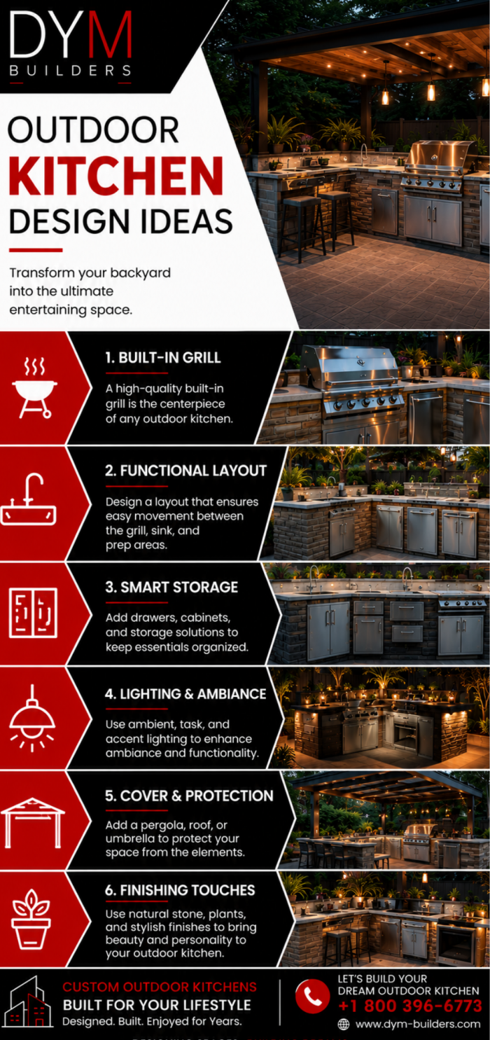 Outdoor Kitchen Design Ideas to Transform Your Backyard | DYM Builders