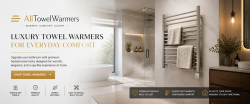 Sleek and Reliable Heating with Amba Radiant Hardwired Towel Warmer