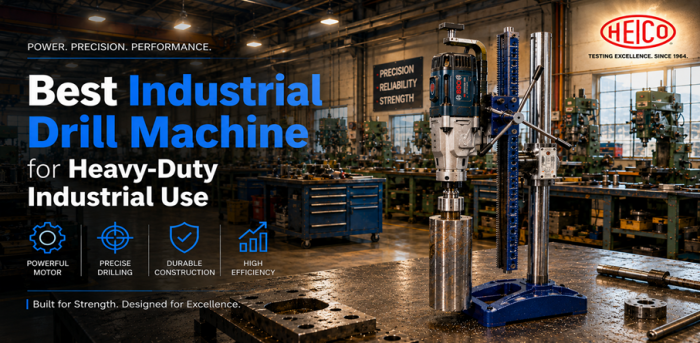 Best Industrial Drill Machine for Heavy-Duty Industrial Use