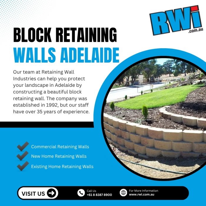 Block Retaining Walls Adelaide