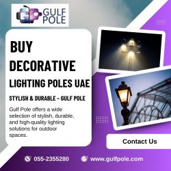 Buy Decorative Lighting Poles UAE | Stylish & Durable – Gulf Pole