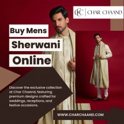 Buy Mens Sherwani Online – Premium Wedding Collection | Char Chaand
