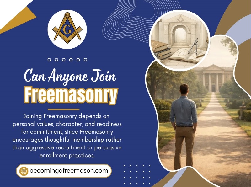 Can Anyone Join Freemasonry