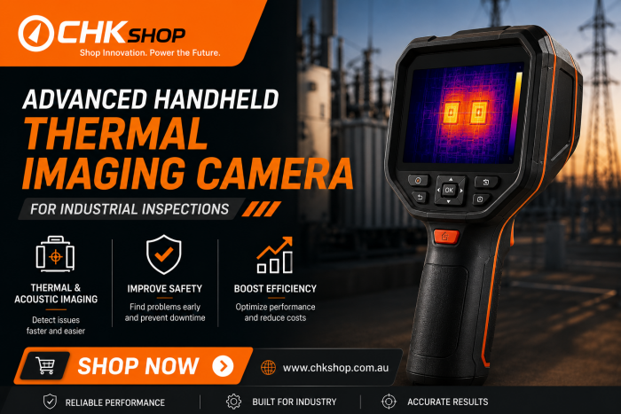Advanced Handheld Thermal Imaging Camera for Industrial Inspections