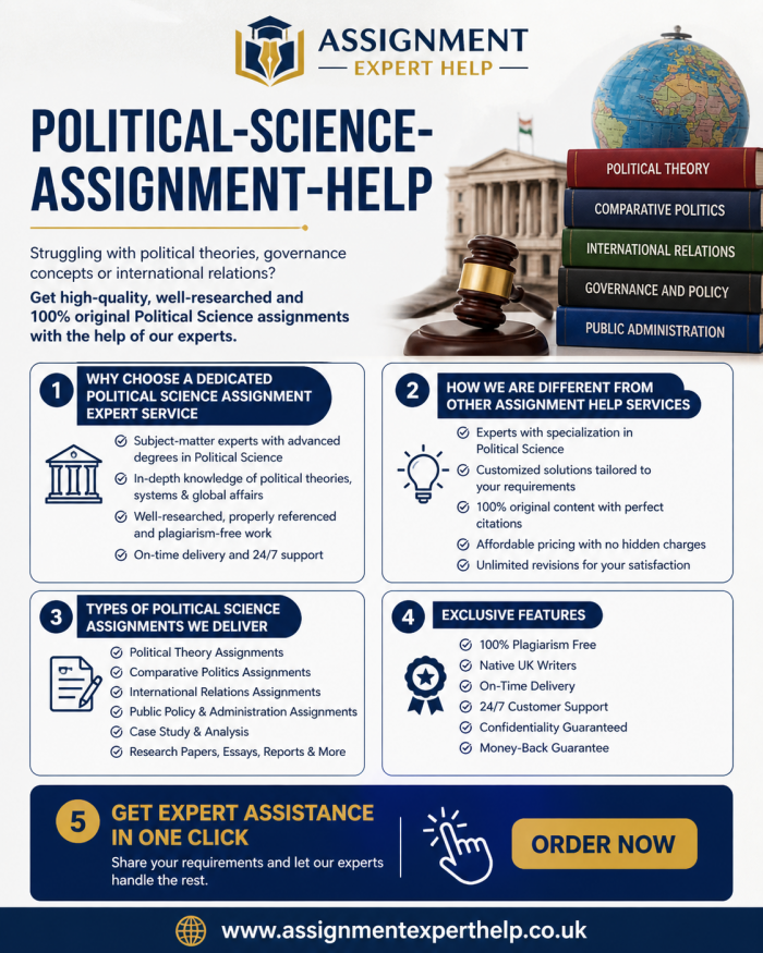 Expert Political Science Assignment Help for University Students