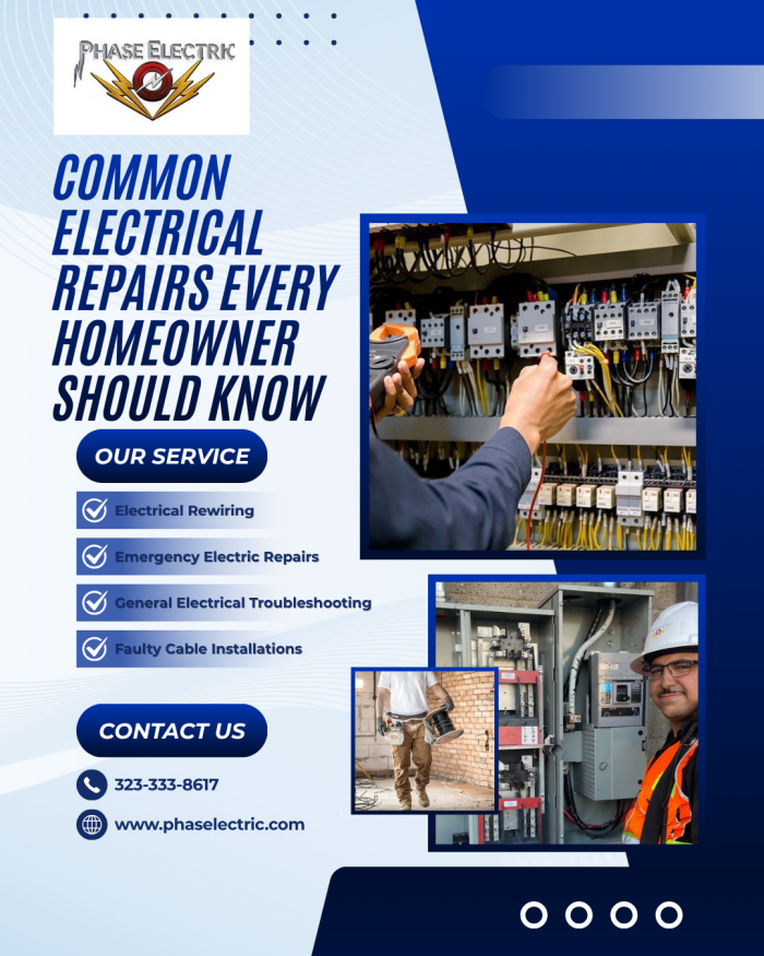 Common Electrical Repairs Every Homeowner Should Know