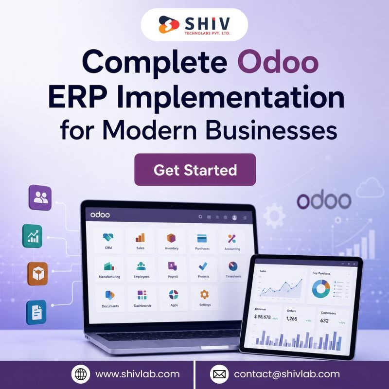 Professional Odoo ERP Implementation Company | Shiv Technolabs