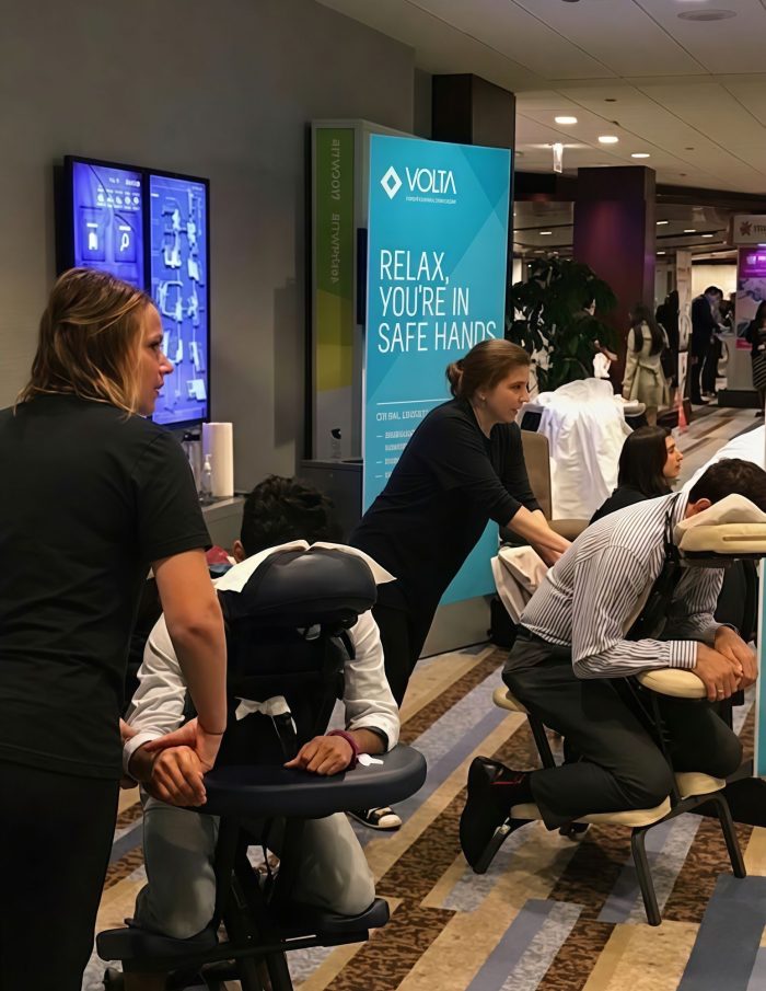 Corporate Chair Massage for Workplace Wellness