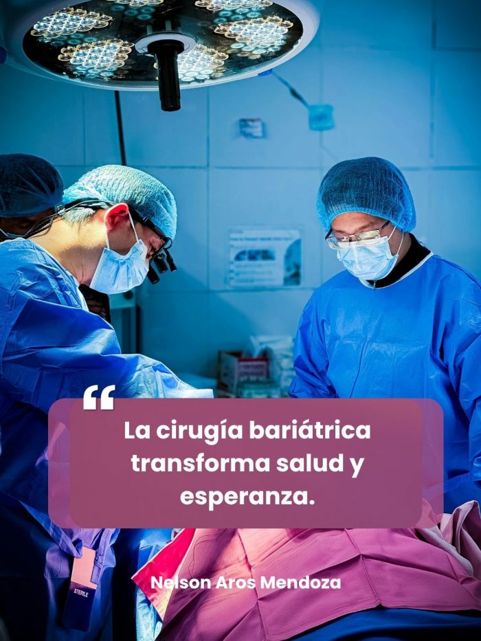 Dr Nelson Aros Mendoza destaca esperanza bariátrica