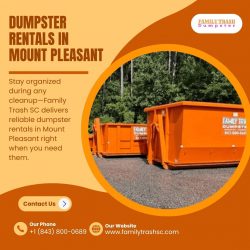 Dumpster Rentals In Mount Pleasant