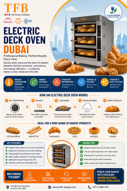 Electric Deck Oven Dubai | Commercial Bakery Ovens Supplier UAE