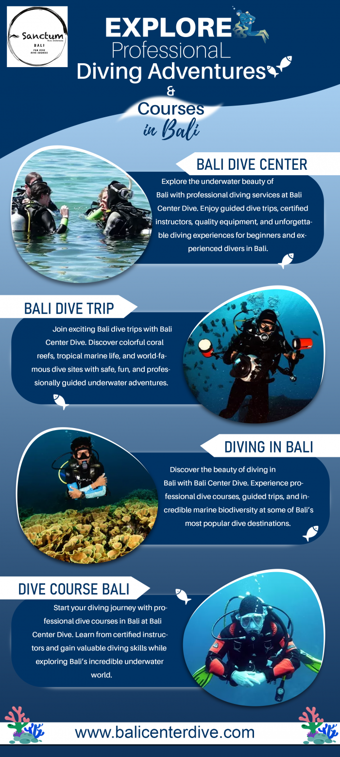 Explore Professional Diving Adventures and Courses in Bali