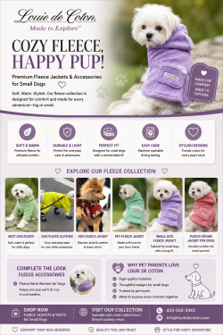Fleece Neck Warmer & Small Dog Fleece Jackets