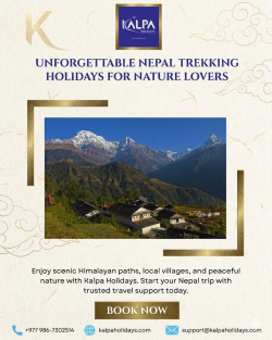 Himalayan Trails and Cultural Moments Across Nepal Await You