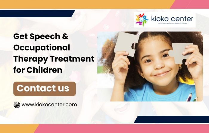 Get Speech & Occupational Therapy Treatment for Children