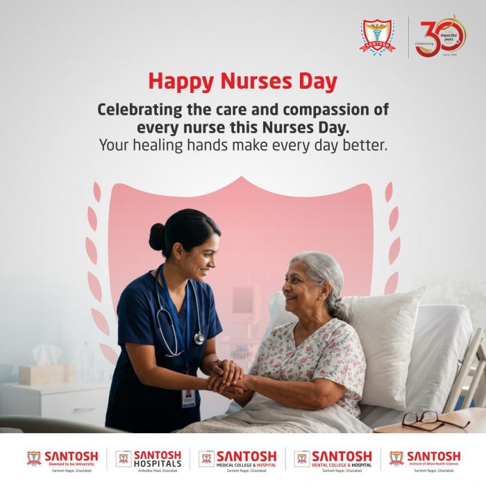 Happy Nurses Day-Santosh Deemed to be University
