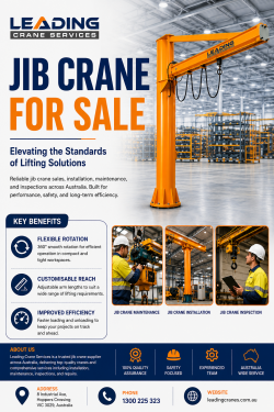Heavy-Duty Jib Crane for Sale in Australia