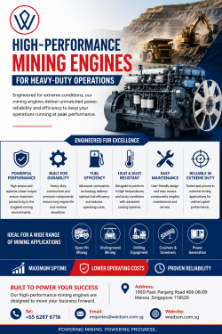 High-Performance Mining Engines for Heavy-Duty Operations