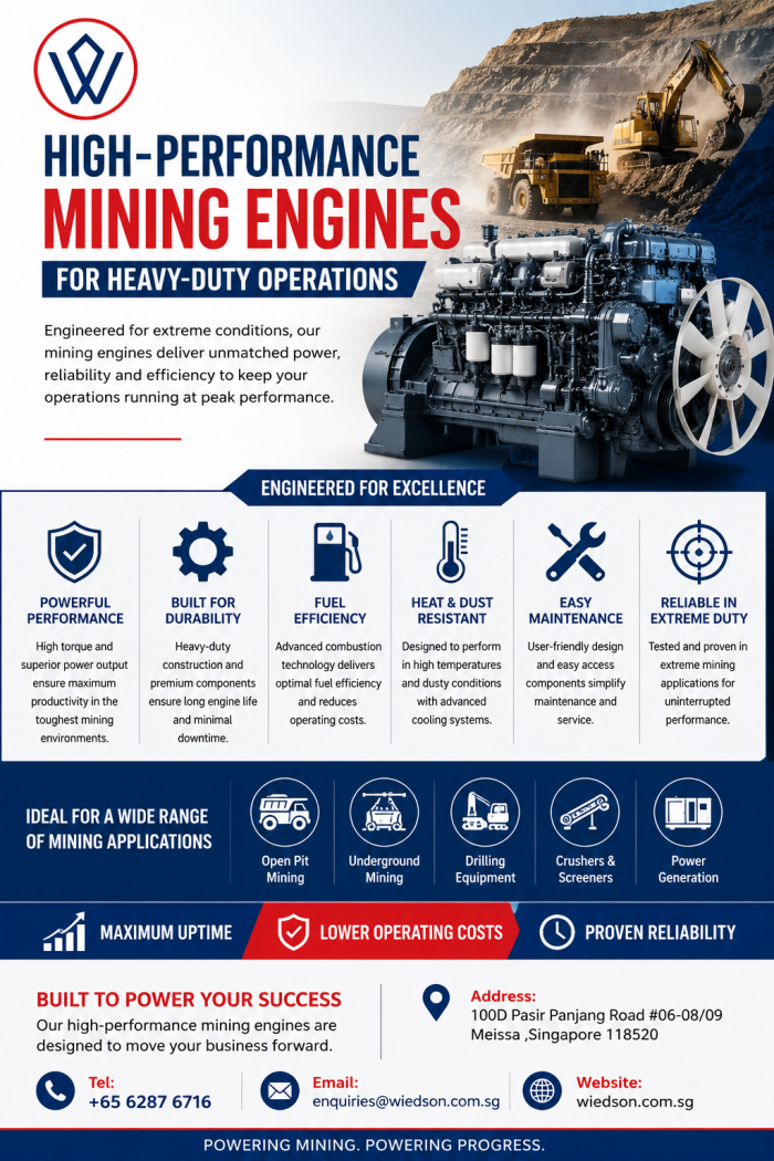 High-Performance Mining Engines for Heavy-Duty Operations